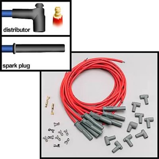 Picture of MSD ignition cable - 1 meter - Red
