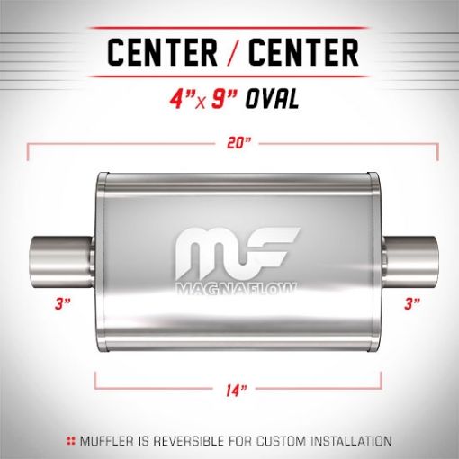 Picture of Magnaflow medium pot 3 "- 14319