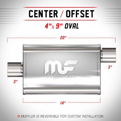 Picture of Magnaflow medium pot 3 "- 11229