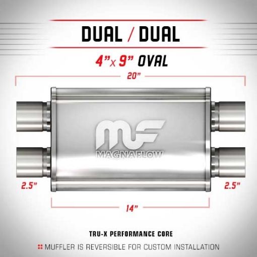 Picture of Magnaflow medium pot 2.5 "- 11386