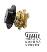 Picture of Steering wheel quick release black 68 mm