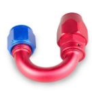 Picture for category AN fittings, 180-degree angle - Blue/red alu