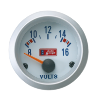 Picture of Autogauge Voltmeter - White