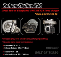 Picture of Nissan Skyline R33 - Bolt on turbocharger 450hp.