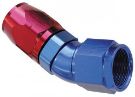 Picture for category AN fitting - Angled 30 degrees - Red / Blue alu