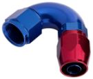 Picture for category AN fitting - Angled 120 degrees - Red/Blue alu