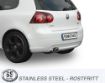 Picture of Simons catback exhaust Audi A3 8P/VW Golf 5/Golf 6 2x80 mm