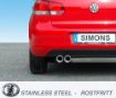 Picture of Audi A3 / VW Golf 5 / Golf 6 turbo - Simons rear pot
