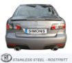 Picture of Simons catback exhaust Mazda 6 MPS 2.3 Turbo
