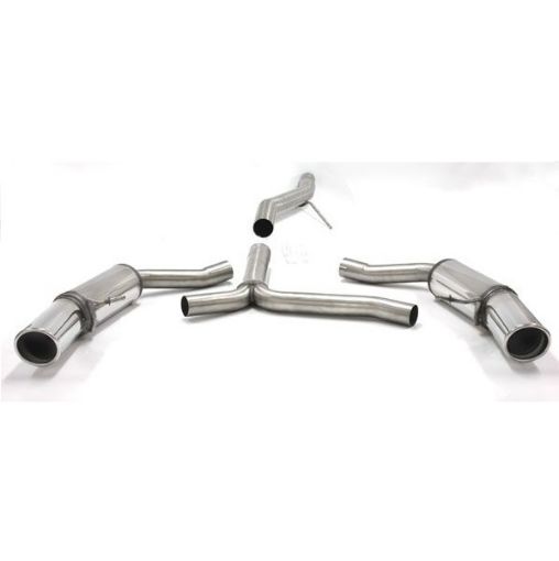 Picture of Simons catback exhaust Audi A4 B8/A5 B8 2.0 TDI 2x100 mm