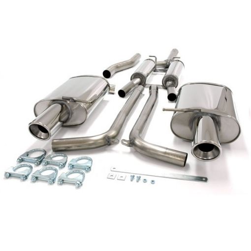 Picture of Simons catback exhaust Audi A4 B6/B7 Quattro 1.8T 2x100 mm