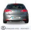 Picture of Simons catback exhaust SEAT Leon 1P 2.0 TFSI/TSI & Cupra/Cupra R 2x90/140 mm