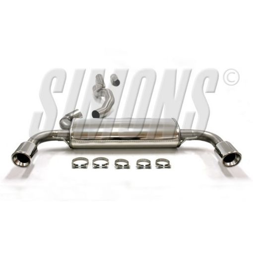 Picture of Simons catback exhaust BMW F34 GT 318d/320d 2x90 mm