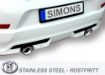 Picture of Simons catback exhaust Volvo C30 T5 Facelift