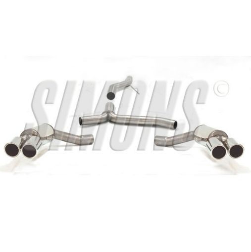 Picture of Simons catback exhaust Audi A4 B8/Audi A5 2.0 TDI