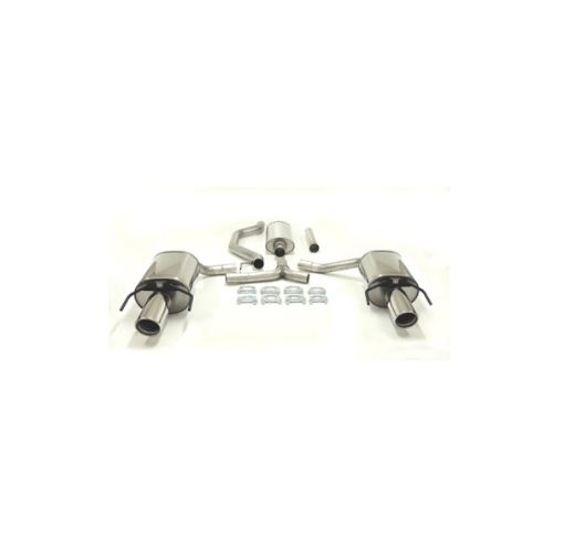 Picture of Simons catback exhaust Saab 9-3 1.8T/2.0T/2.8T/Aero 58L 2x100 mm