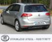 Picture of Simons catback exhaust VW Golf 7 1.2 TSI/1.4 TSI 4x80 mm