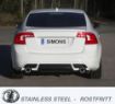 Picture of Simons catback exhaust Volvo S60/V60 2.0T/T3/T4/T5 2WD