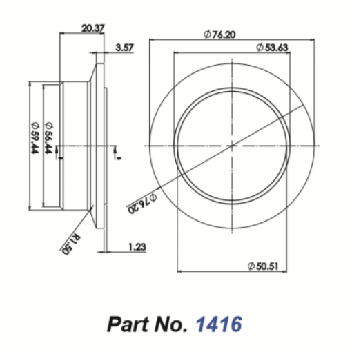 Picture of Tial Turbines for Garrett GT / GTX 28/30/35 center cartridges
