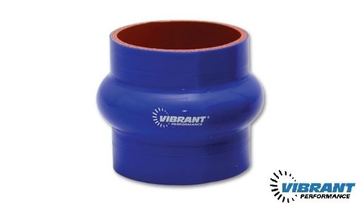 Picture of 1.75" / 45,0mm Silicone hose with hump - Length 76.2mm - 70PSI - Blue
