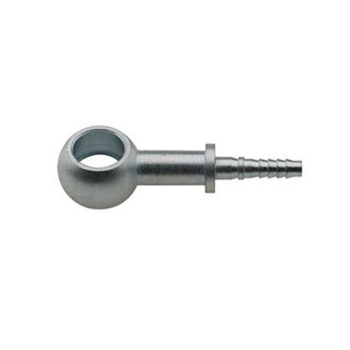 Picture of Crimped banjo - 90 ° - I.D. 10mm - thickness 10mm - AN3 TPFE hose