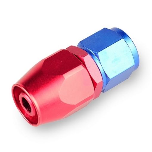 Picture of Straight PTFE AN fitting - Red / Blue