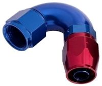 Picture of 120gr. PTFE AN fitting - Red / Blue - High Flow