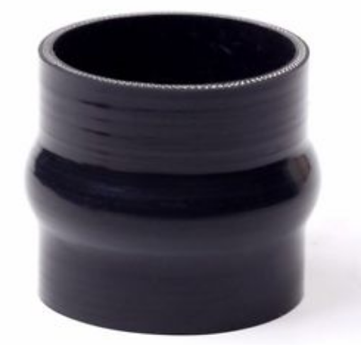 Picture of 1.5 "/ 38mm. Silicone hose with hump - Black