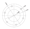 Picture of Garrett GT4088 703457-2 - Turbo outlet flange