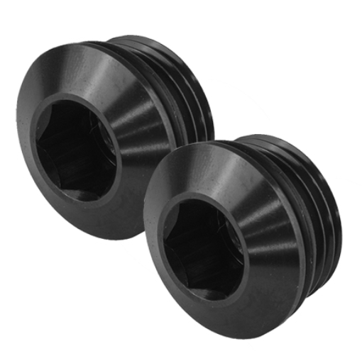 Picture of Slimline AN Prop - Male O-ring - Black alu