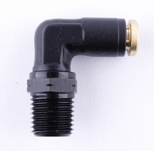 Picture of Pneumatics - 90 degrees - 1/4 "NPT - 1/4" / 6.35mm.
