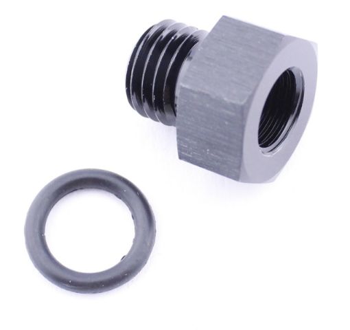 Picture of Black Adapter Fitting - M12x1.5 - 1/8 "NPT