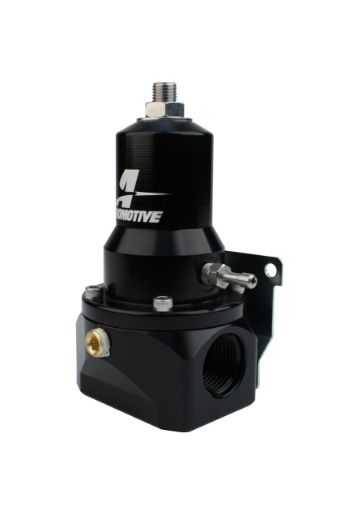 Picture of Aeromotive Extreme Flow EFI fuel pressure regulator 2x AN10 ORB / 1x AN10 ORB black