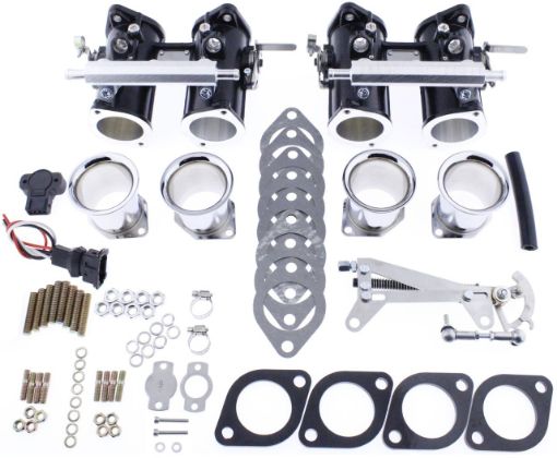 Picture of Complete damper housing set - 4 cylinder - DCOE / IDF