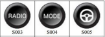 Picture of ECUmaster button for CANbus panel