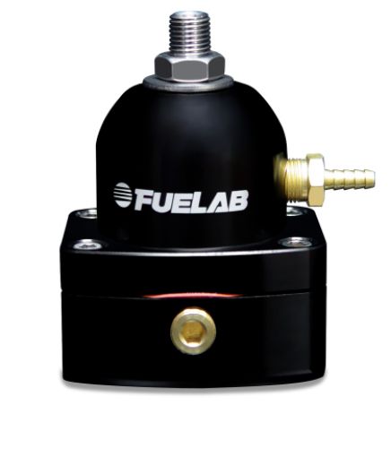 Picture of Fuelab 53501 EFI mini fuel pressure regulator 2x AN6 ORB / 1x AN6 ORB