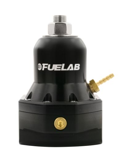 Picture of Fuelab 56504 EFI high-flow fuel pressure regulator 2x AN10 ORB / 1x AN10 ORB