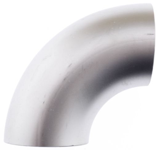 Picture of 5" - 129mm. stainless tube bend - 90 degrees - 316L