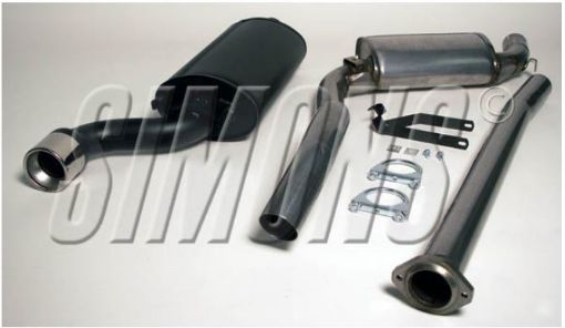 Picture of Simons catback exhaust Saab 9000 Turbo