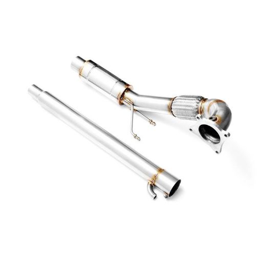 Picture of Downpipe with silencer S3, Golf, Altea. Cupra, TT, Passat, A3 2.0 TSi/TFSi 