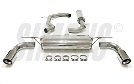 Picture of Simons catback exhaust SEAT Leon 5F Cupra 2WD 2x100 mm