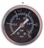Picture of Petrol pressure UR / indicator / pressure gauge 0-1 bar / 0-15PSI - Black