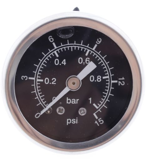 Picture of Mechanical fuel pressure gauge 0-15 PSI/0-1 bar black