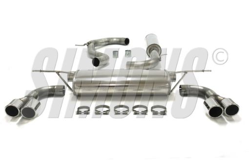 Picture of Simons catback exhaust SEAT Leon 5F Cupra 2WD 4x80 mm