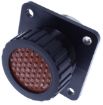Picture of Firewall connector 48 pins with flange - Incl. stikben (FEMALE)