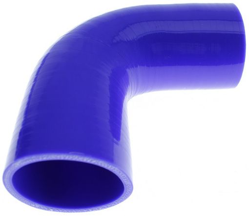 Picture of 90 Degree Silicone Bend - Blue 1½ "- 38mm.