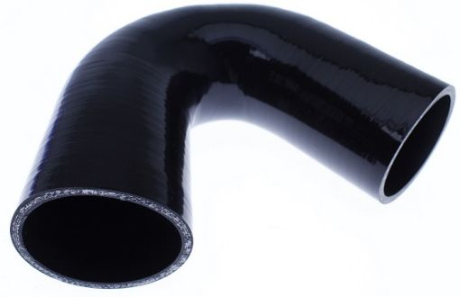 Picture of 135 Degree Silicone Bend - Black 3 "- 76mm.