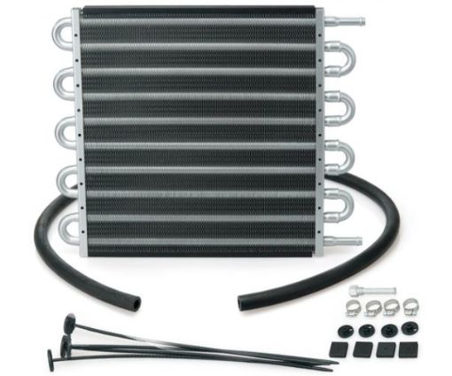 Picture of Oil cooler for Automatic Transmission with mounting bracket - 10 rows