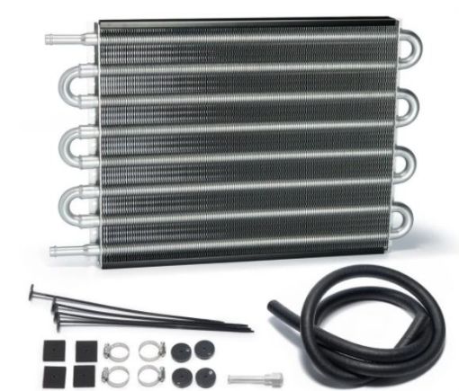 Picture of Oil cooler for Automatic Transmission with mounting bracket - 8 rows