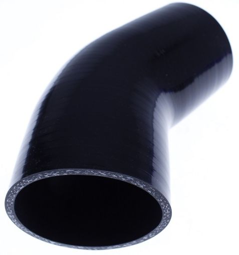 Picture of 45 Degree Silicone Bend - Black 2.75 "- 69mm.